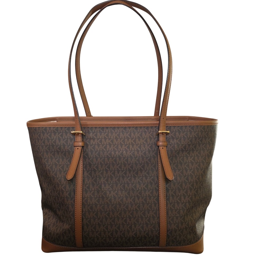 MICHAEL KORS Jet Set Travel Large Logo Tote Bag - Picture 3 of 8
